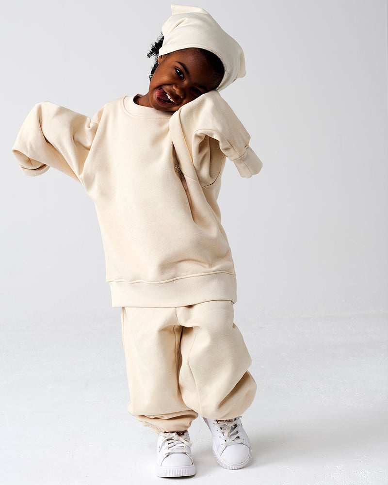 Le sweaty enfant - beige coton