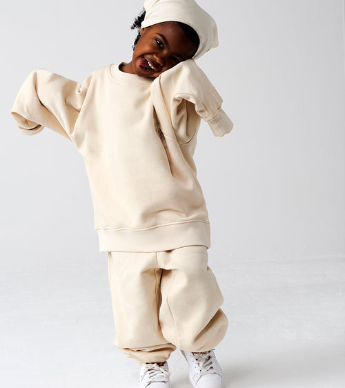 Le sweaty enfant - beige coton
