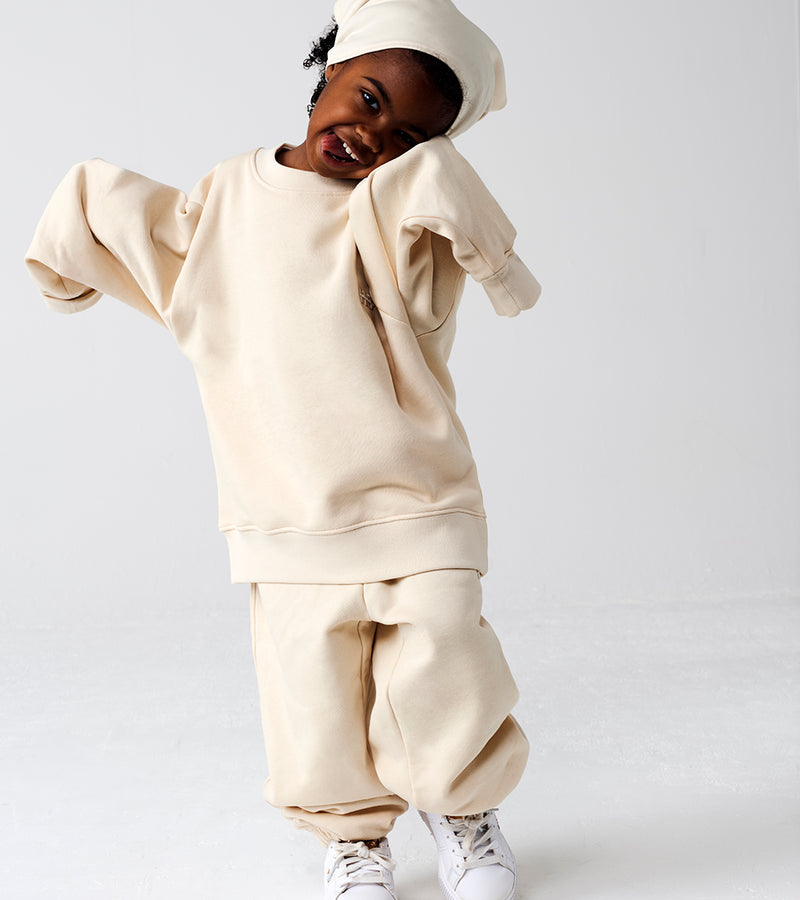 Le sweaty enfant - beige coton