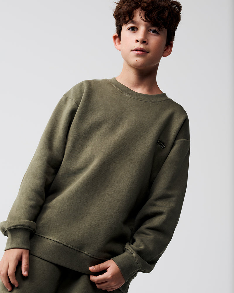 Le sweaty enfant - vert kaki