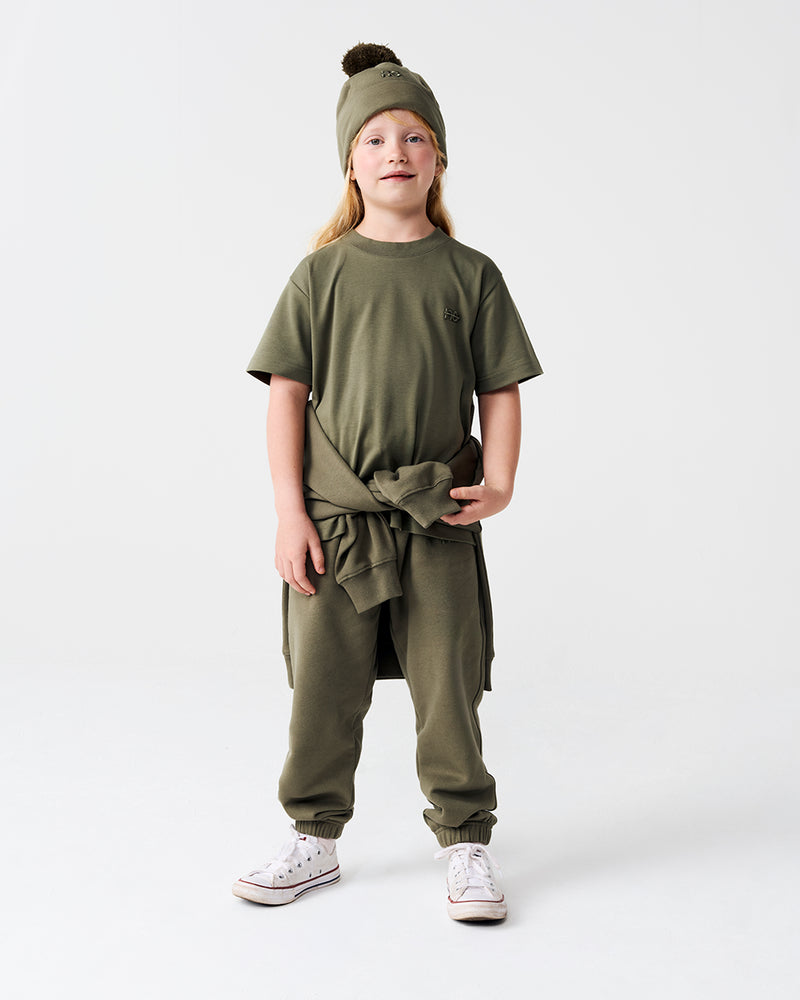 Le ty-shirt O enfant - beige coton