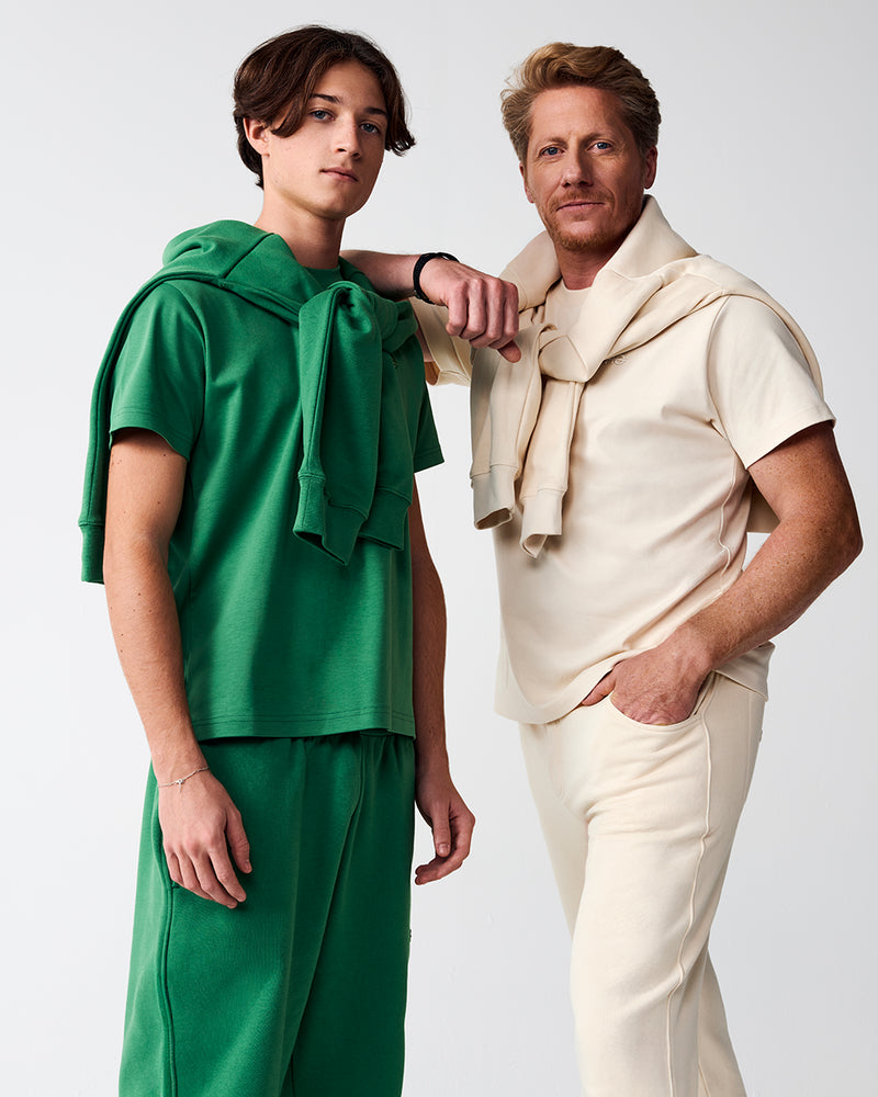 Le ty-shirt O - beige coton