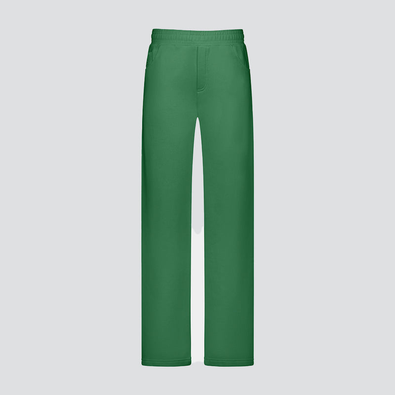 jogging droit vert émeraude