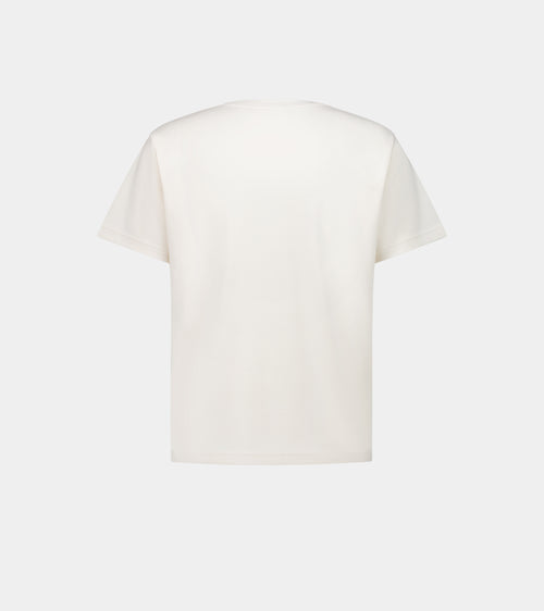 Le ty-shirt O - beige coton