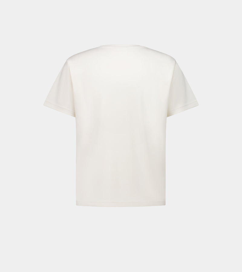 Le ty-shirt O - beige coton