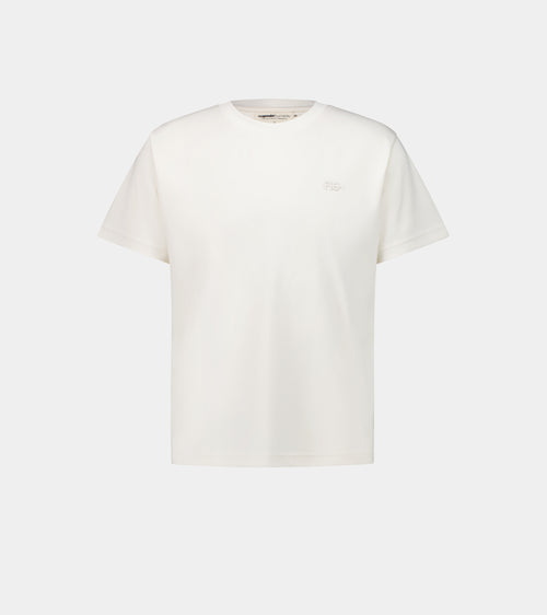 Le ty-shirt O - beige coton