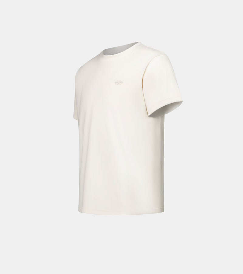 Le ty-shirt O - beige coton